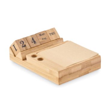 Bamboo desktop calendar