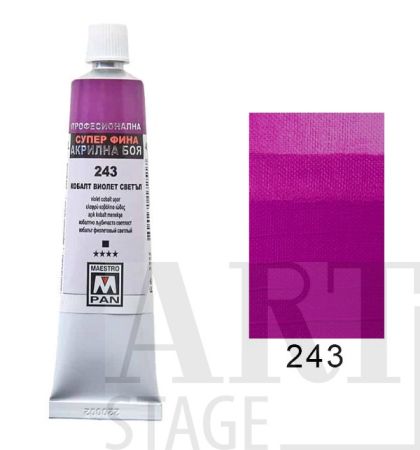 Acrylic paint Maestro Pan 108 Titanium white 45ml