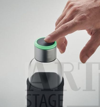 alt="500 ml smart water bottle – stylish gift for sports and office"