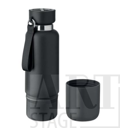 Двустенна изолирана бутилка рециклирана стомана