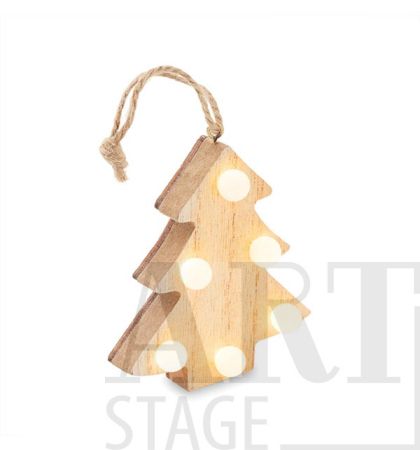 Decorated tree with 6 LED light 