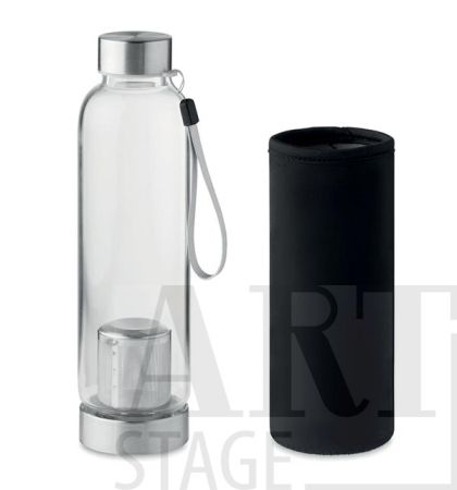 Едностенна бутилка с инфузер за чай 