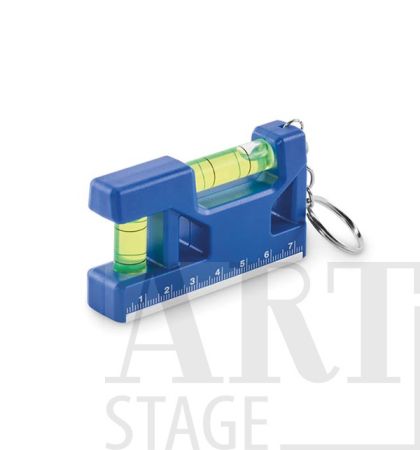 Magnetic double spirit level in ABS with keyring