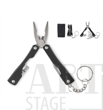 Foldable multi-tool knife with flashlight