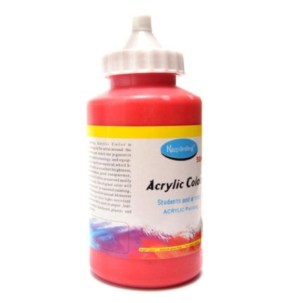 Акрилна боя Keep Smiling Scarlet red 500ml.