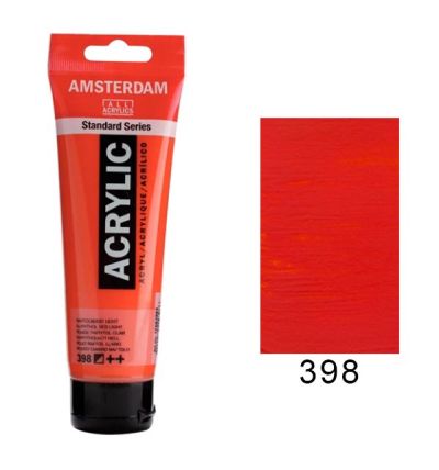 Акрилна боя Амстердам Naphthol Red Light 398 120мл.