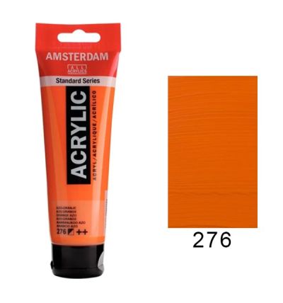 Акрилна боя Амстердам Azo Orange 276 20мл.