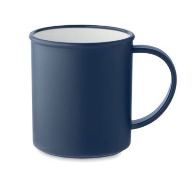 Reusable vintage mug made of PP. 