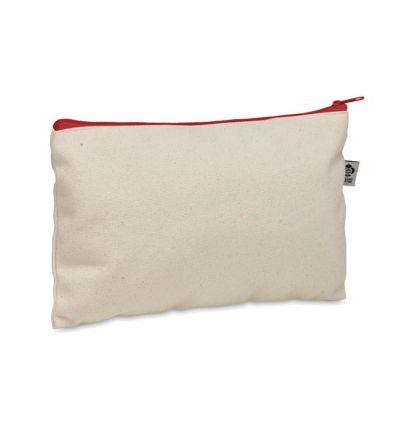 Cosmetic bag in organic cotton