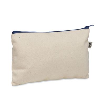 Cosmetic bag in organic cotton