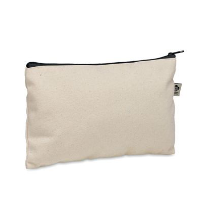 Cosmetic bag in organic cotton