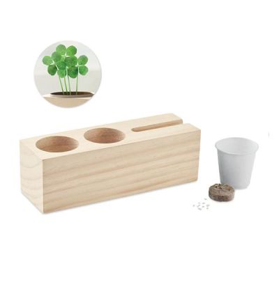 Wooden desk stand 