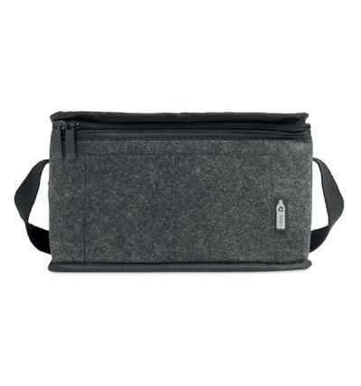 Хладилна чанта от RPET филц с преден джоб