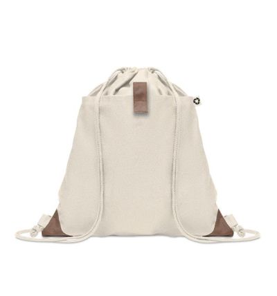 Чанта с връзки от рециклиран памук 