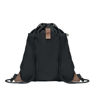 Чанта с връзки от рециклиран памук 