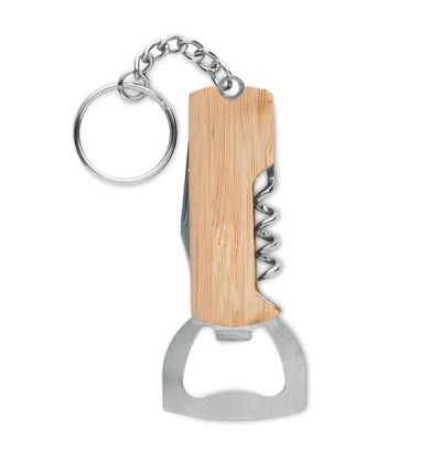 3 в 1 бамбуков ключодържател