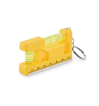 Magnetic double spirit level in ABS with keyring
