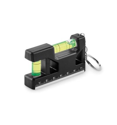 Magnetic double spirit level in ABS with keyring