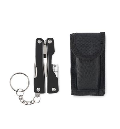 Foldable multi-tool knife with flashlight