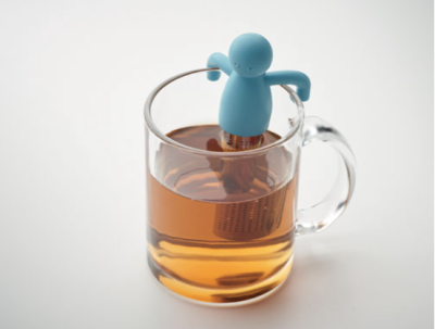 silicone tea infuser with stainless steel filter